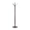 Black Aluminum Contemporary Coat Rack, 68" x 15" x 15"